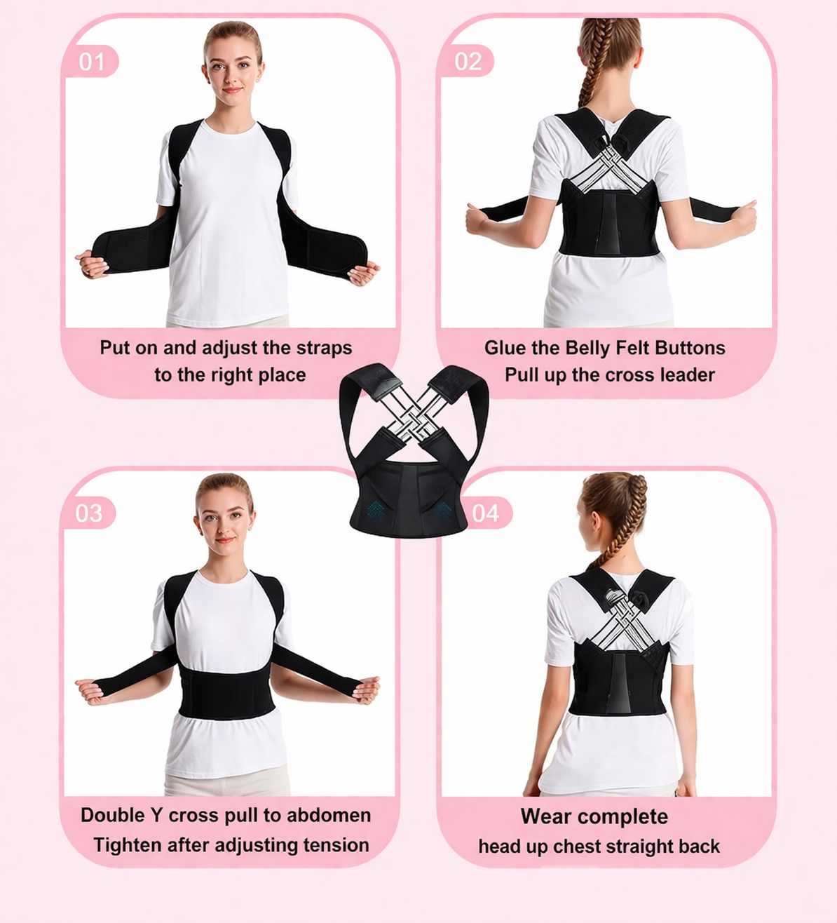 Fix Your Posture in 7 Days! 
Flipshope Posture Pro Belt — 
Back Pain Relief for Men & Women